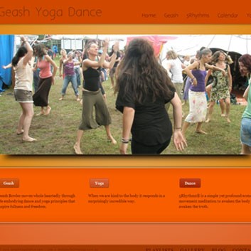 geash yoga dance site developent featured image